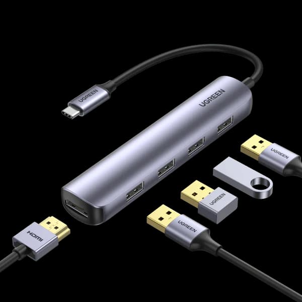 UGREEN Hub 5 In 1 USB C Multifunction Adapter